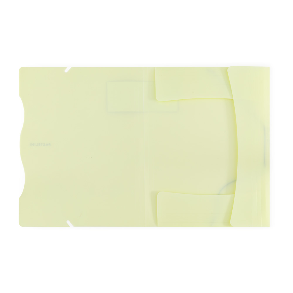 Sloha s gumou A4 PP PASTELINI žlutá